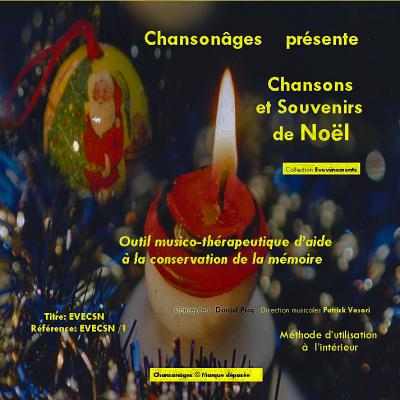 Jaquette face cd chansons et souvenirs de noel